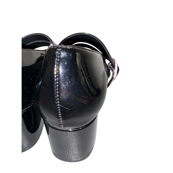 Strange Cvlt Eloise Heart Heels in black and pink size 8 - Picture 6 of 10